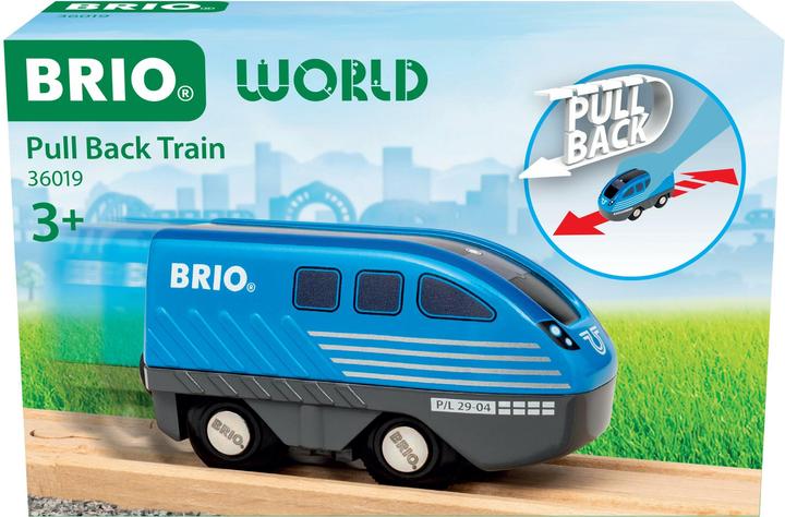Ravensburger BRIO World - 36019 Train with pull-back motor | Toy train for children aged 3 and over