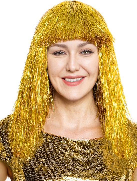 Produktbild Maskworld Lametta Perücke gold