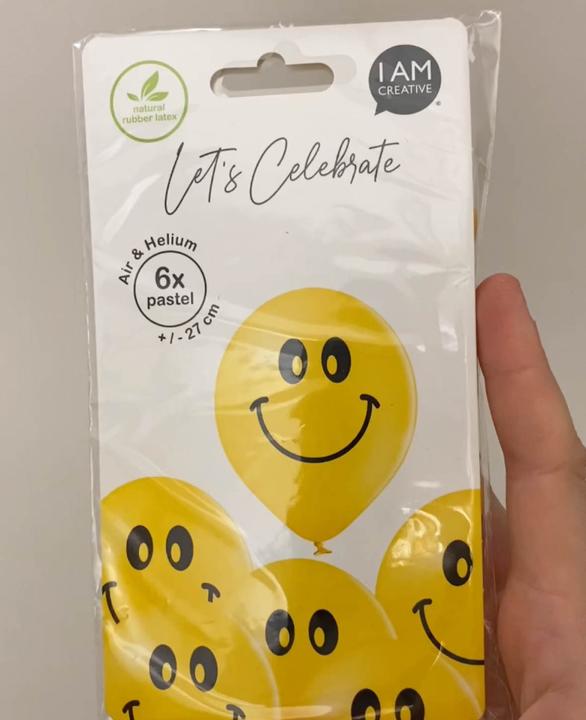 Immagine prodotto I Am Creative Festeggiamo, palloncini (6x)