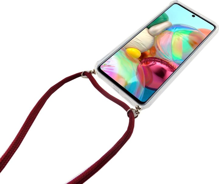 Produktbild König Design Handyhülle für Samsung Galaxy A71 Schutzcase Backcover Bumper Etuis Transparent (Samsung Galaxy A71)