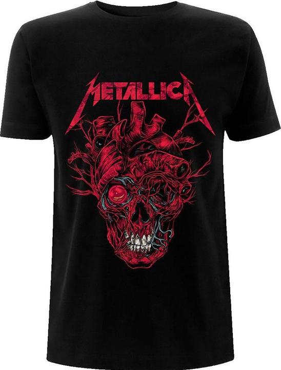 Immagine prodotto Metallica Maglietta Teschio a Cuore Adulto Unisex (L)