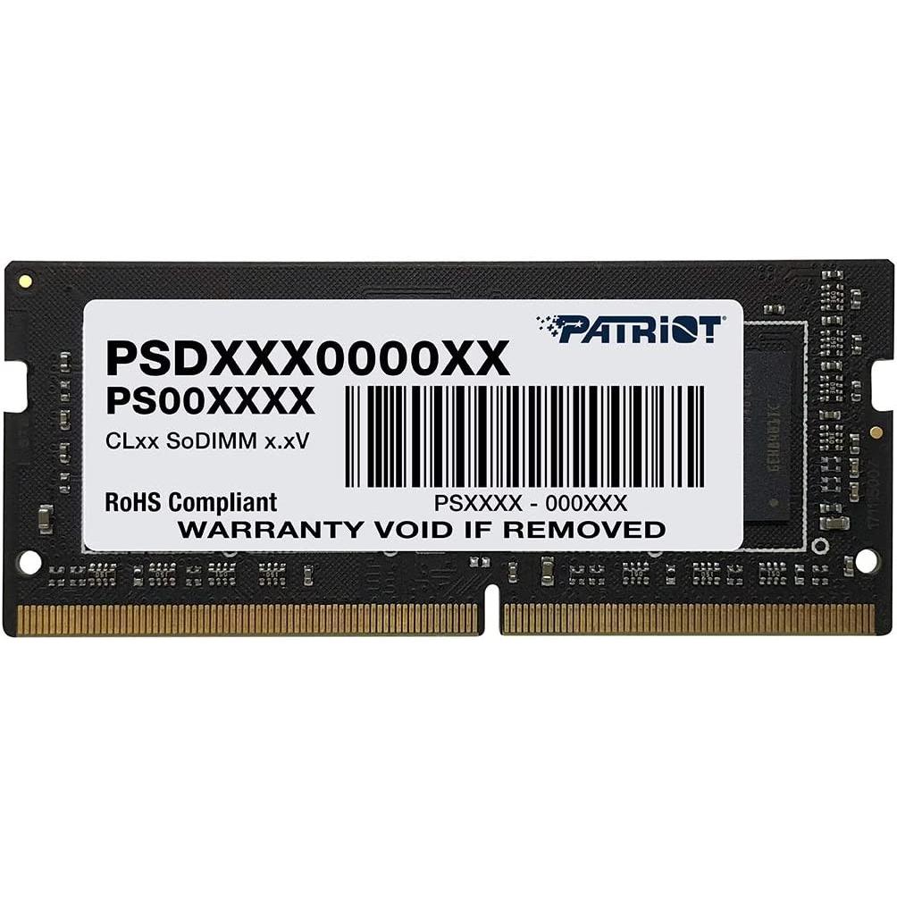 Patriot Signature PSD416G240081S Speichermodul GB DDR4 (1 x 16GB, 2400 MHz, DDR4-RAM, SO-DIMM), RAM