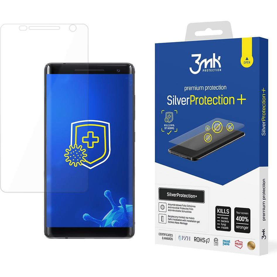 3MK Nokia 8 Sirocco – SilverProtection+ (1 Stück, Nokia 8 Sirocco), Smartphone Schutzfolie, Silber