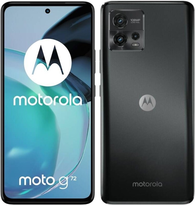 Produktbild Motorola Moto G72 (128 GB, Meteorite grey, 6.55", Dual SIM, 108 Mpx, 4G)