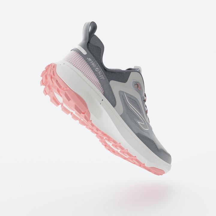 Actual product image Kalenji Trailrunningschuhe Damen - JogFlow 190 Grip dunkelgrau/pink (42)