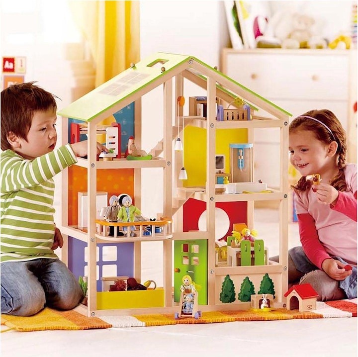 Actual product image Hape Four-season house furnished