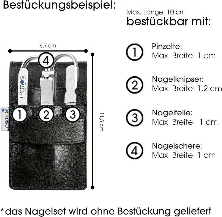 Produktbild Remos Nageletui aus Leder