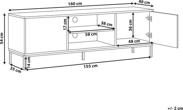 Actual product image Beliani Caraquet