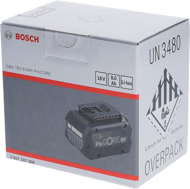 Produktbild Bosch Professional Batterie GBA 18V 8,0Ah ProCORE18V (18 V)