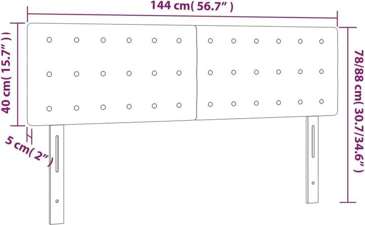 Image du produit vidaXL Cori (144 x 5 x 88 cm)