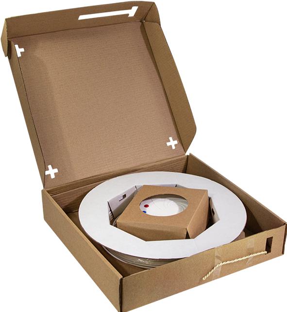 Actual product image LogiLink FTTH splice box, 4x SC/APC, 40 m laying cable, whiteá (40 m)