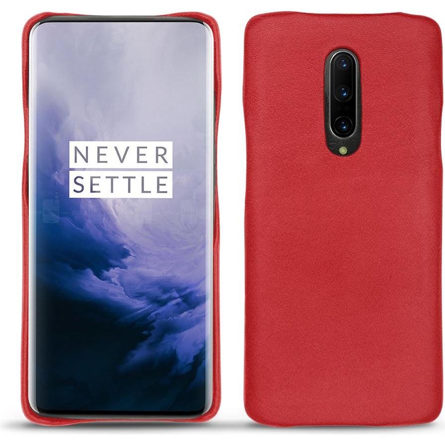 Noreve Lederschutzhülle (OnePlus 7 Pro), Smartphone Hülle, Rot