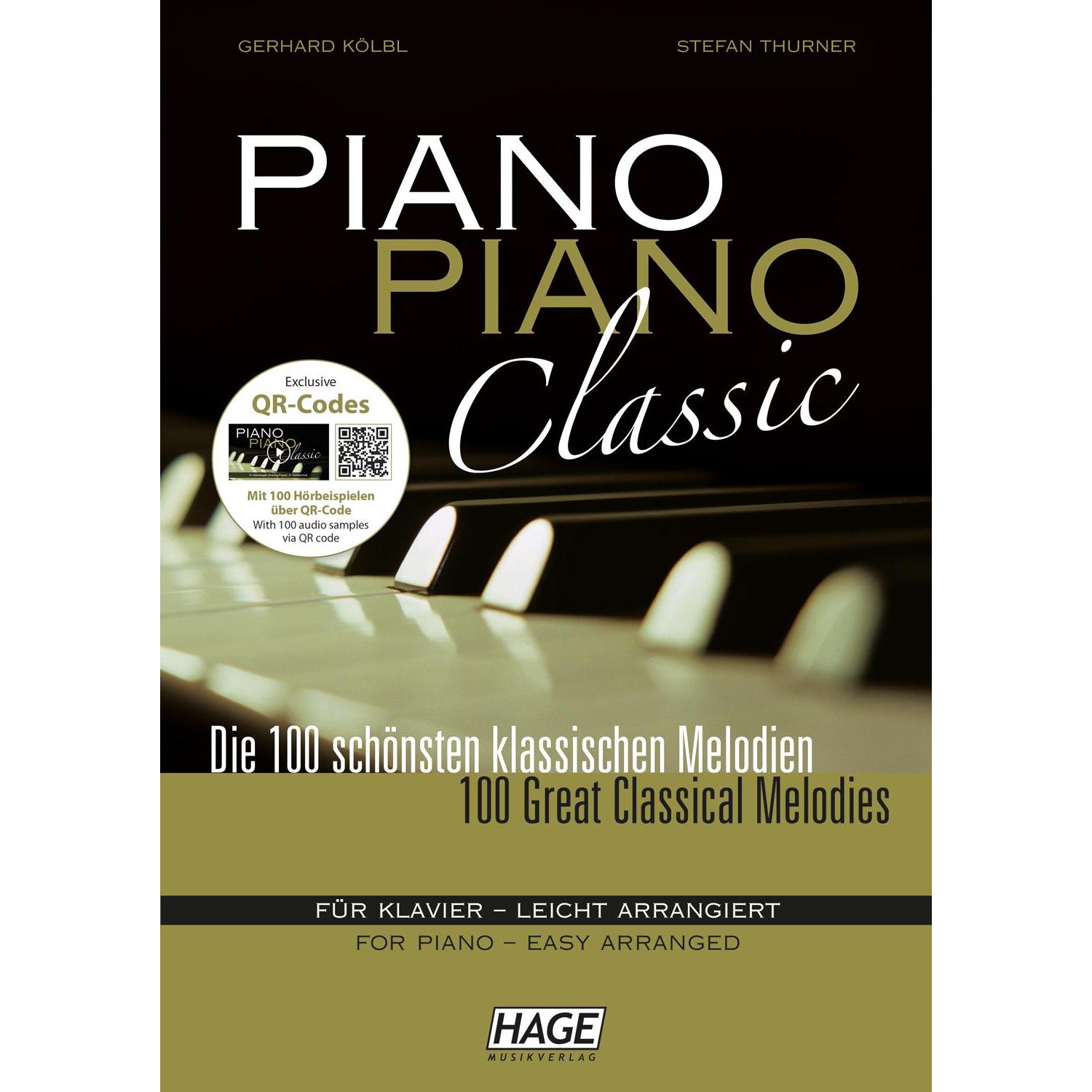 Piano Piano Classic + 2 CDs, Sachbücher von Gerhard Kölbl, Helmut Hage, Stefan Thurner