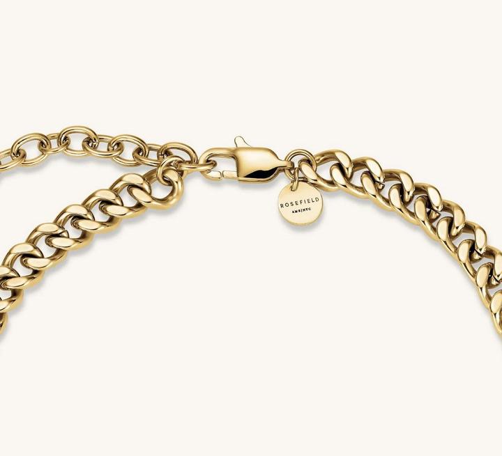 Immagine prodotto Rosefield Halskette (Acciaio inossidabile 316L con placcatura in oro giallo 14K, 38 cm)