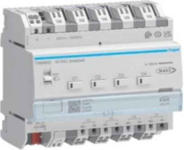 Hager TYAS664D Acteur DALI quadruple KNX