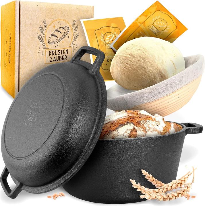 Produktbild Krustenzauber Gusseisen Brot Topf