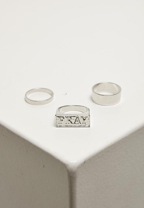 Produktbild Mister Tee Pray Ring Set (57)