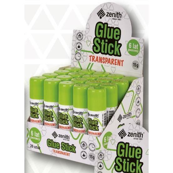 Zenith, Colla stick, Colla stick 15g trasparente 20pz.