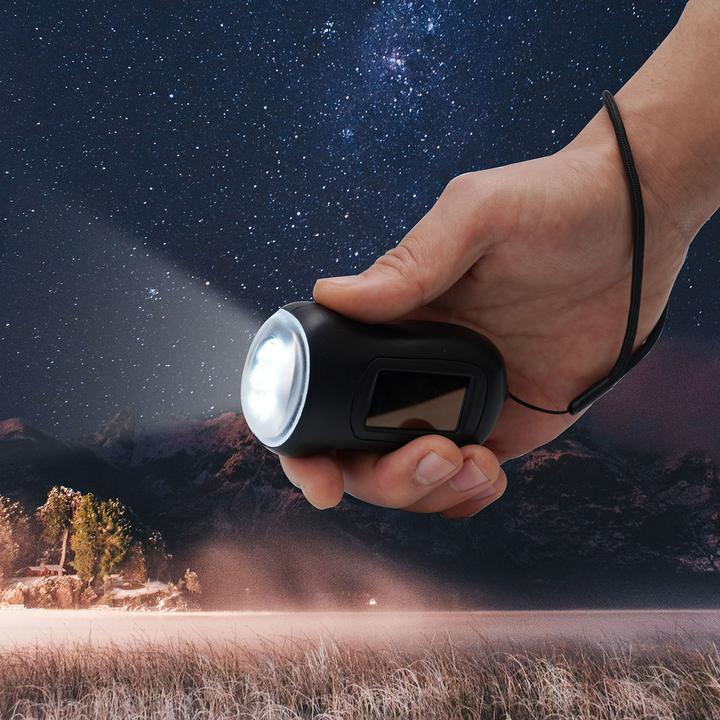 Actual product image Casativo Set of 2 dynamo torches with solar panel (9.30 cm, 20 lm)