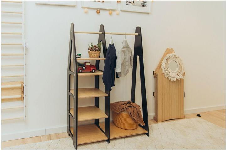 Produktbild Duck Woodworks Kindergarderobe mit Tablaren