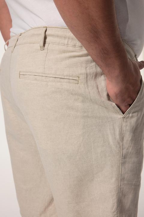 Actual product image Men+ Leinenmix-Bermuda, Relaxed Fit, Elastikbund, bis 72 (70)