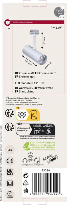 Produktbild Paulmann URail Spot Theron (1915 lm)