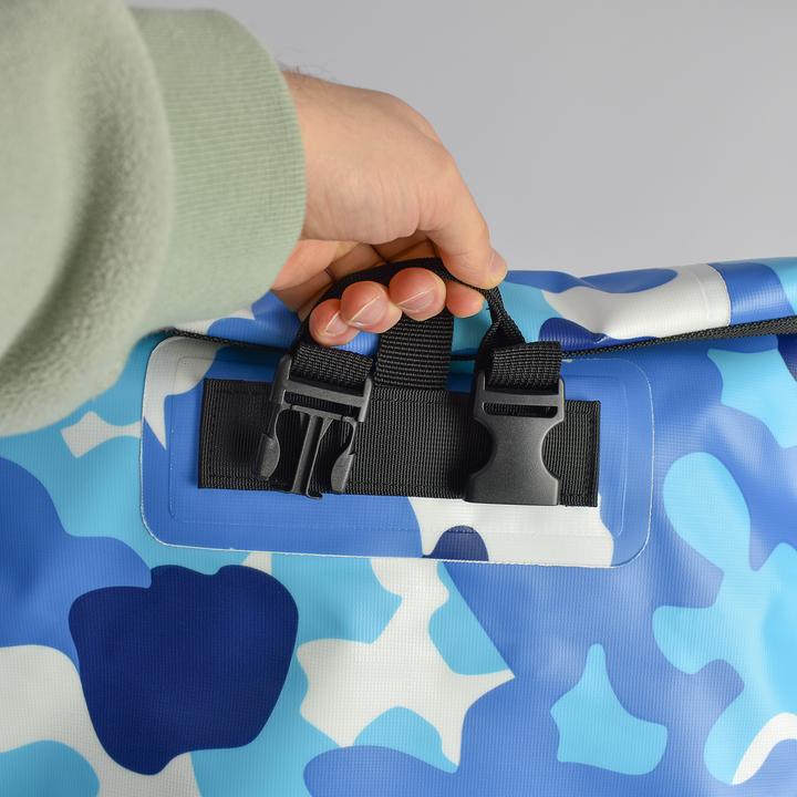 Actual product image 9WS Sac à dos étanche de 25l bleu camouflage