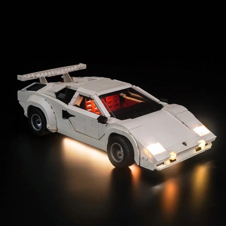 Produktbild BrickBling LED Licht Set für LEGO Lamborghini Countach (10337) inkl. Fernbedienung