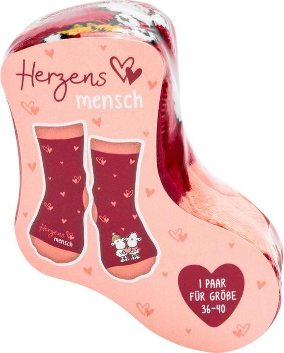 Produktbild Sheepworld Zaubersocken Frauen Herzen.74397 (36 - 40)