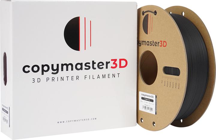 Actual product image Copymaster3D PLA Matte Filament for 3D Printer, 1.75 mm, Matte Black (PLA, 1.75 mm, 1264 g, Black)