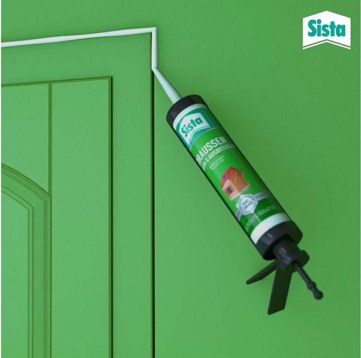 Produktbild Sista Draussen Füllen & Ausbessern weiss (0.45 kg, Weiss, 280 ml)