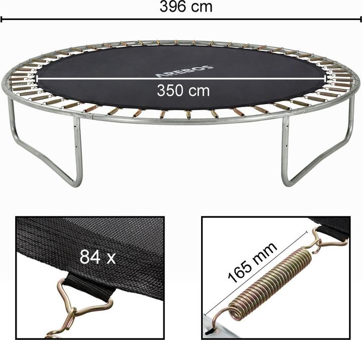 Actual product image Arebos Trampoline jumping mat