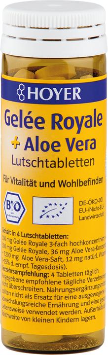 Valori nutrizionali e ingredienti Hoyer Gelée Royale & Aloe Vera (60 Pezzo/i, Pillole, 30 g)