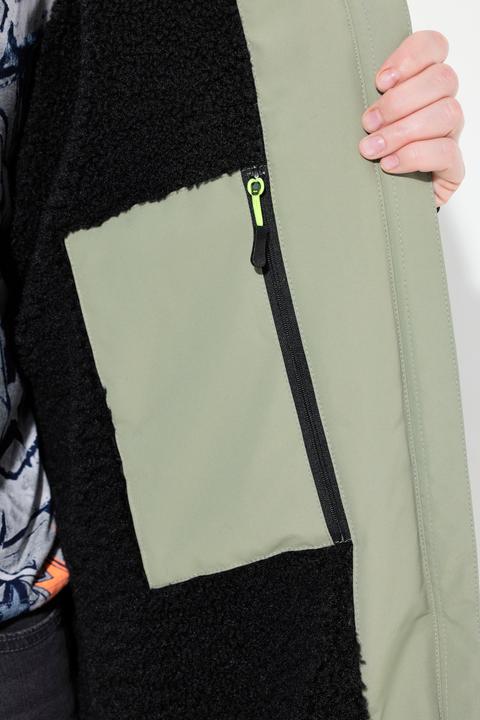 Produktbild Laurasøn Funktionsjacke, oversized, Teddyfutter, Kapuze, 2-Wege-Zipper (M)