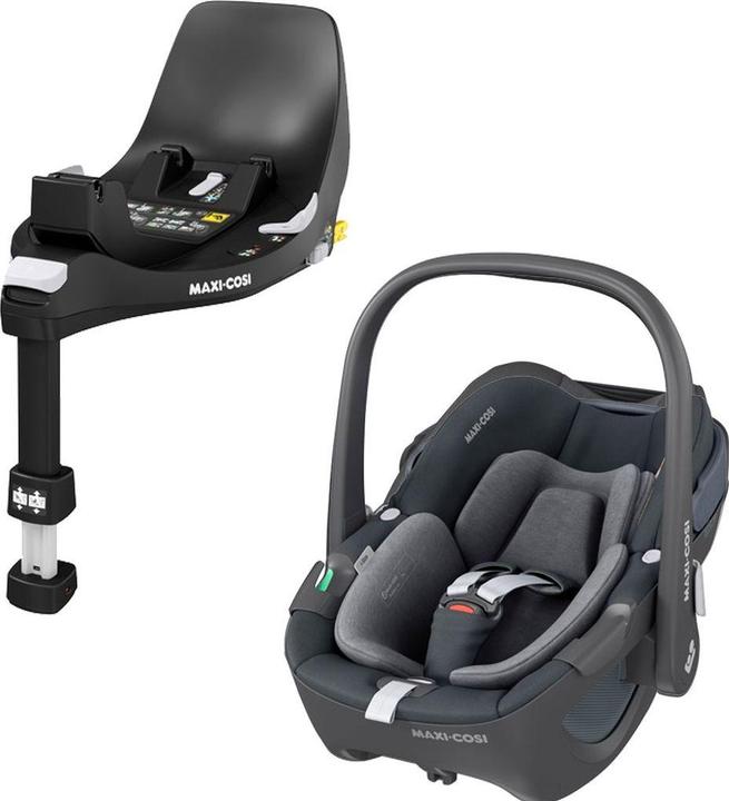 Maxi-Cosi Pebble 360 with Familyfix 360 (Baby car seat, ECE R129/i-Size Standard)