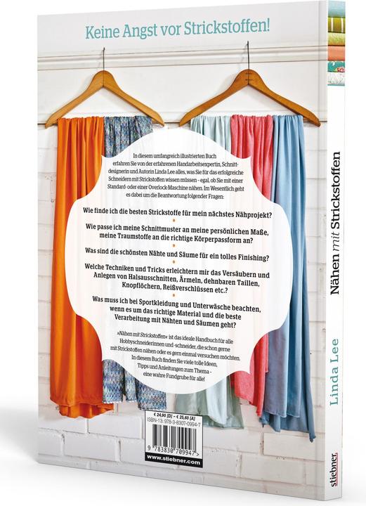 Produktbild Nähen mit Strickstoffen (Deutsch, Linda Lee, 2018)