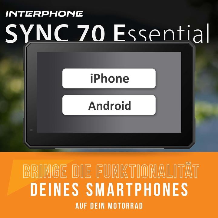 Actual product image Interphone SYNC70 ESSENTIAL SMART DISPLAY-Anzeige (CAR PLAY / ANDROID AUTO)