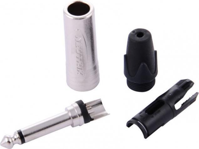 Actual product image Neutrik NP2X, jack plug mono 6.3mm