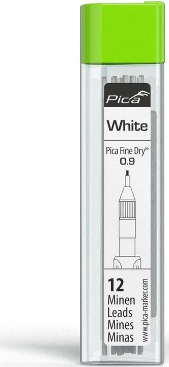 Actual product image Pica Fine-Dry refill set white (12 pcs., 0.90 mm)