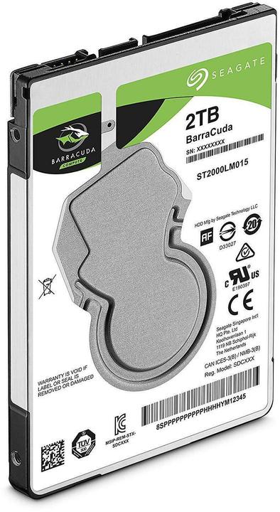 Produktbild Seagate Barracuda 2.5" 2.5" Serial ATA III (2 TB, 2.5")