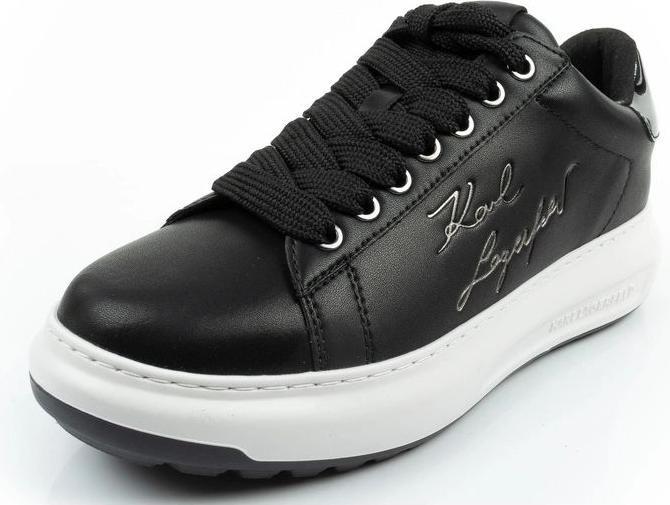 Actual product image Karl Lagerfeld men's shoes sneakers Kapri natural leather black (43)