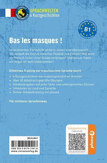 Nutritional values and ingredients Bas les masques! (German, French, Marc Blancher, Tim Pirard, Adrienne Derrier, 2018)
