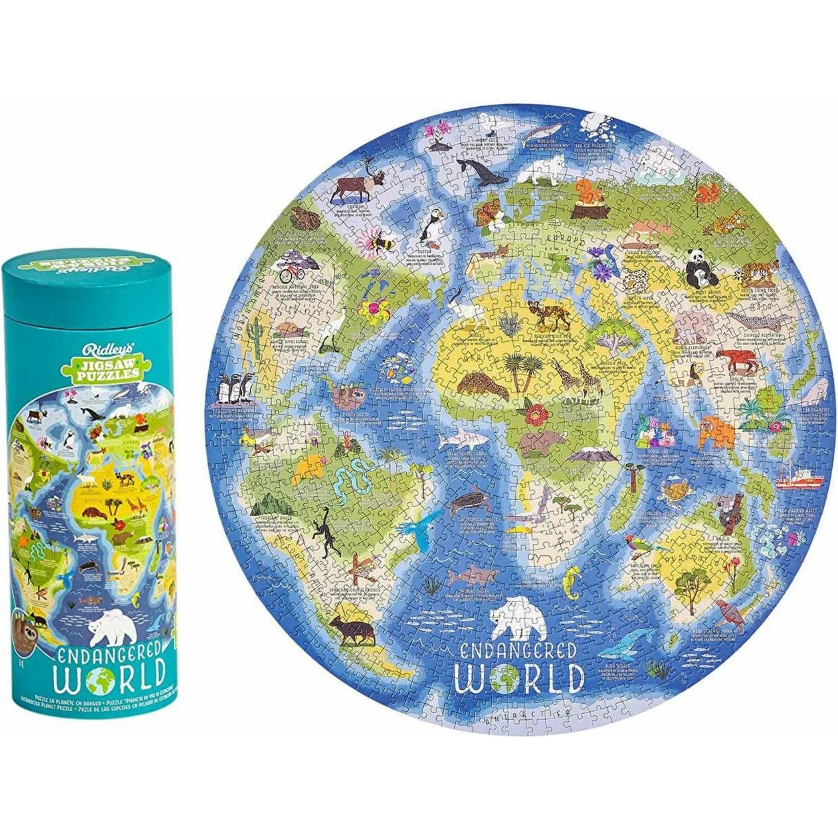 Ridley's Games Endangered World 1000 Piece Jigsaw Puzz (1000 Teile)