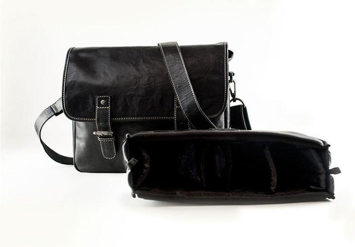 Actual product image Alpenleder Camera bag reporter (Camera shoulder bag, 12.12 l)