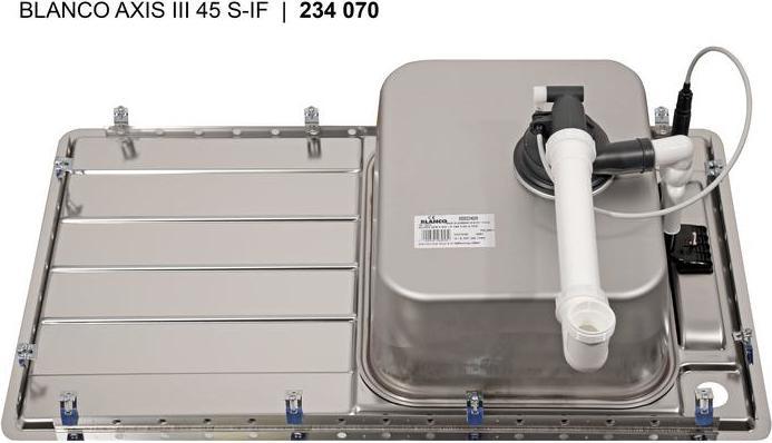 Actual product image Blanco Axis III 45 S-IF (Fitted sink, 51 cm, 86 cm)