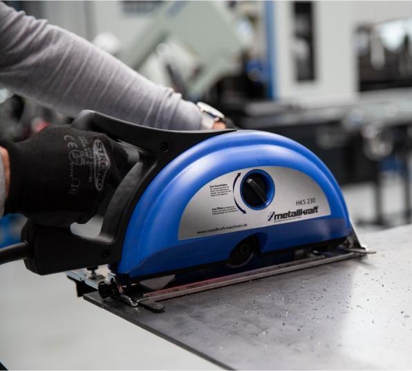 Actual product image Metallkraft Metal Hand Circular Saw HKS 230 Action Set