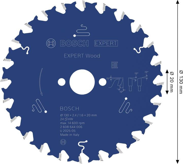 Image du produit Bosch Professional Zubehör Lame de scie circulaire Expert pour le bois
