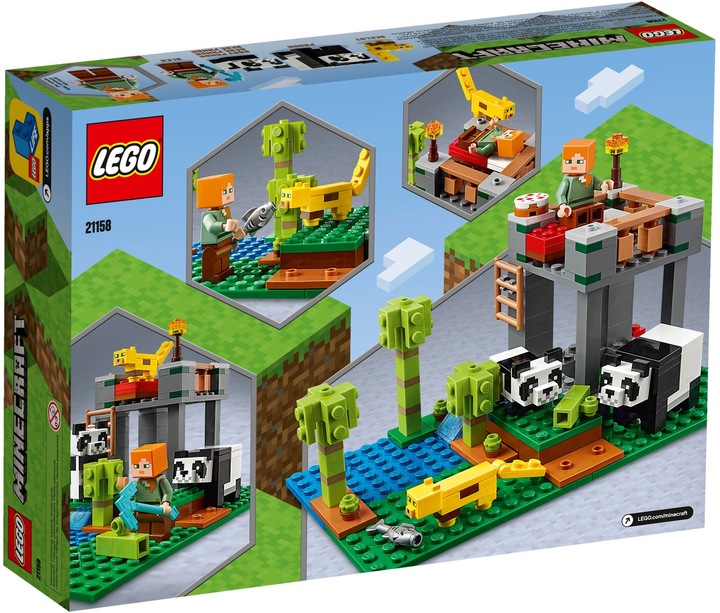 Actual product image LEGO The Panda Kindergarten (21158, LEGO Minecraft)