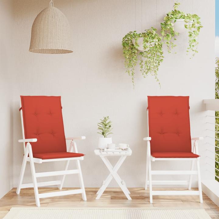 Produktbild VidaXL Hochlehner-Auflagen 2 Stk. Stoff (120 x 50 x 4 cm)