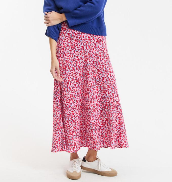 Actual product image La Redoute Collections Ausgestellter Maxirock (48)